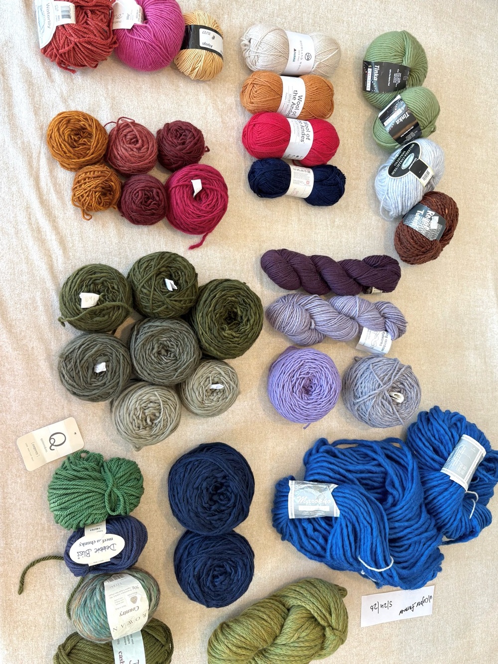 bundles of yarn project sets ~freebies w bundles ~ wool, mohair, vtg, indie